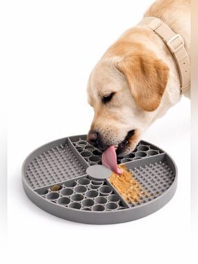 Lick Mat Slow Feeder, Anti-Choking Feeding Plate with Suction Cups,Non-Slip Food